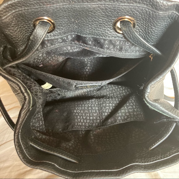SOLD ‼️ KATE SPADE Black Leather Chester Street Backpack - Picture 4 of 13
